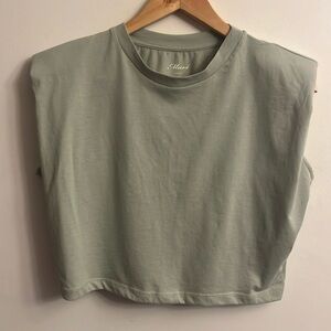 Mavi Women’s cropped muscle tee mint green small